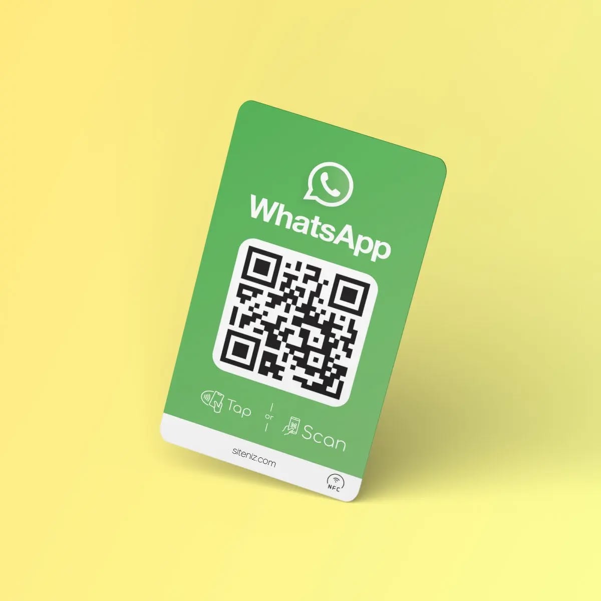 WhatsApp Hızlı Mesaj Kartı NFC